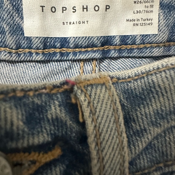 Cropped ankle flailed Topshop jeans - Picture 2 of 3